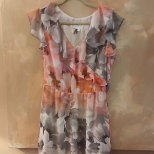 HD in Paris Floral Ruffle Dress